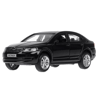 Машина металлическая инерционная Skoda Octavia 12 см Технопарк OCTAVIA-12-BK 1